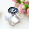 Handgearbeiteter Pfotenring Libi aus Sterling Silber