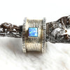 Breiter Ring "Tikva" 925er Silber mit synthetischem Opal