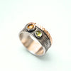 Bicolor Ring "Oshrat" mit Citrin & Peridot