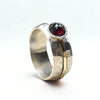 Granat Ring "Esther" mit Goldband