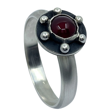 Granat Ring Sterling Silber 925 "Lea"