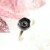 Granat Ring "Tzipi" aus 925er Sterling Silber