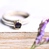 Bicolor Amethyst-Ring "Nurit"
