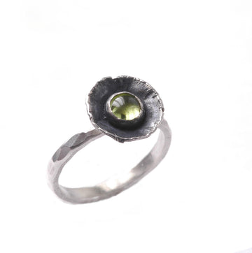Peridot Silberring "Noa"