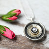 Perlen-Anhänger Silber 925 mit Kette