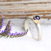 Bicolor Amethyst-Ring "Nurit"