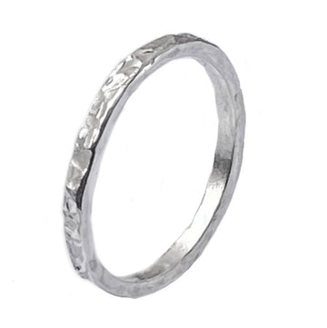 Vorsteckring "Shavit" 925er Silber – Handgefertigter Bandring
