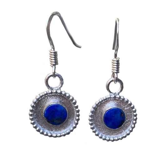 Lapis Lazuli Ohrringe 925er Silber