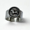 Dackel Ring aus Sterling Silber