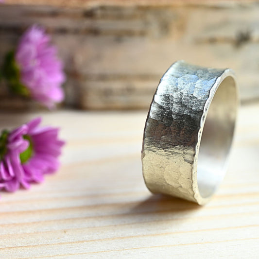 Ring "Galit" 925 Silber matt mit Textur