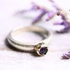 Bicolor Amethyst-Ring "Nurit"