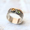 Bicolor Ring "Oshrat" mit Citrin & Peridot