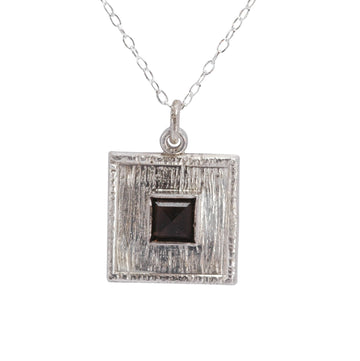 Rauchquarz Anhänger aus 925er Silber