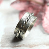 Breiter Meditationsring "Hagar" 925 Silber